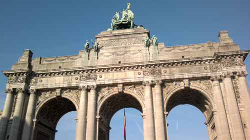 Вход в Parc du Cinquantenaire