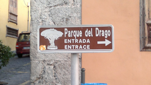 Parque del Drago направо