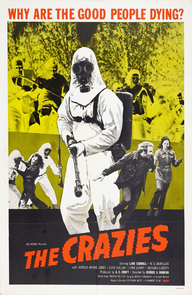 Оригинальный постер к фильму The Crazies 1973 г.